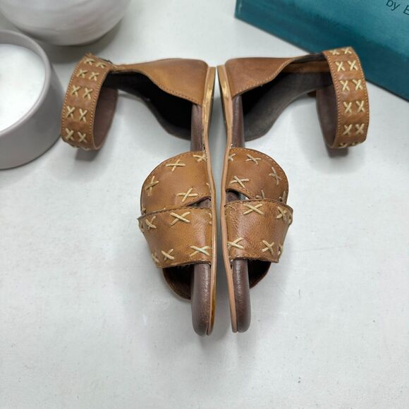 New Roan By Bed Stu Kel Bosco Leather Sandals Tan FR85008 Women's 6 NWB - Picture 8 of 12